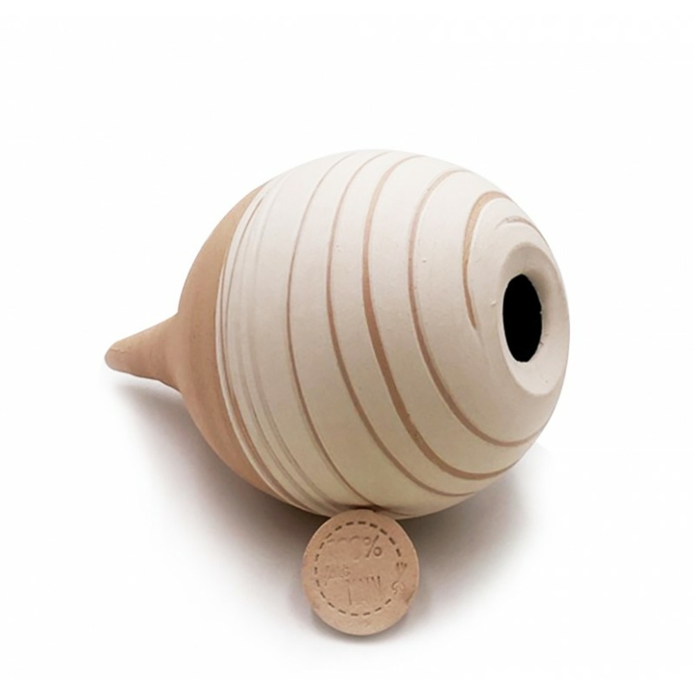Ollas émaillée décorée - blanc