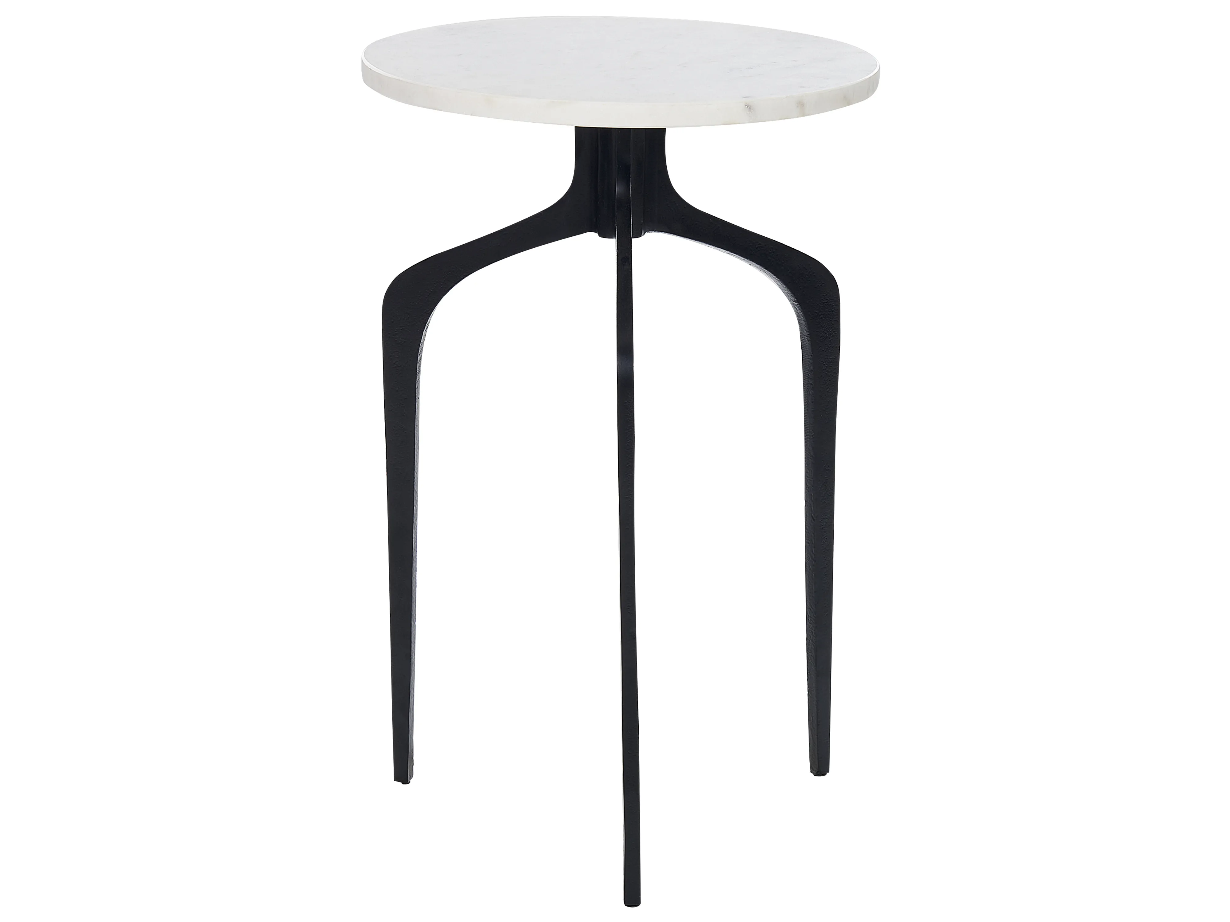 Bijzettafel TIHOI Marmer Zwart/wit