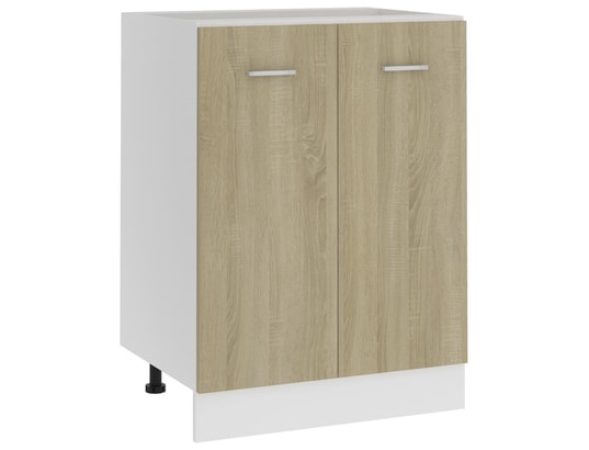 VIDAXL - Meuble bas Armoire de cuisine chêne sonoma 60x46x81,5 cm aggloméré
