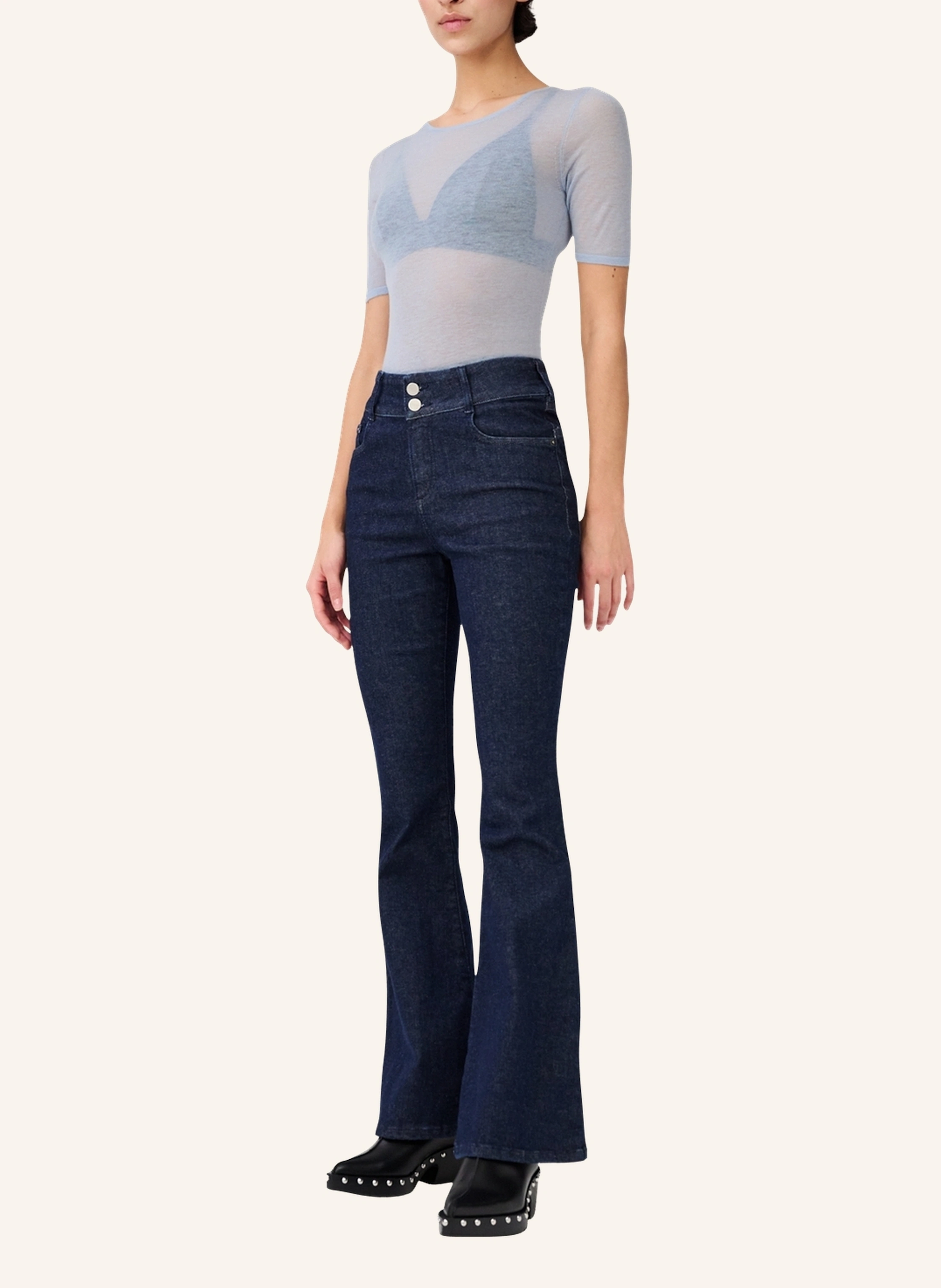 ITEM m6 Flared Jeans HIGH RISE DENIM
