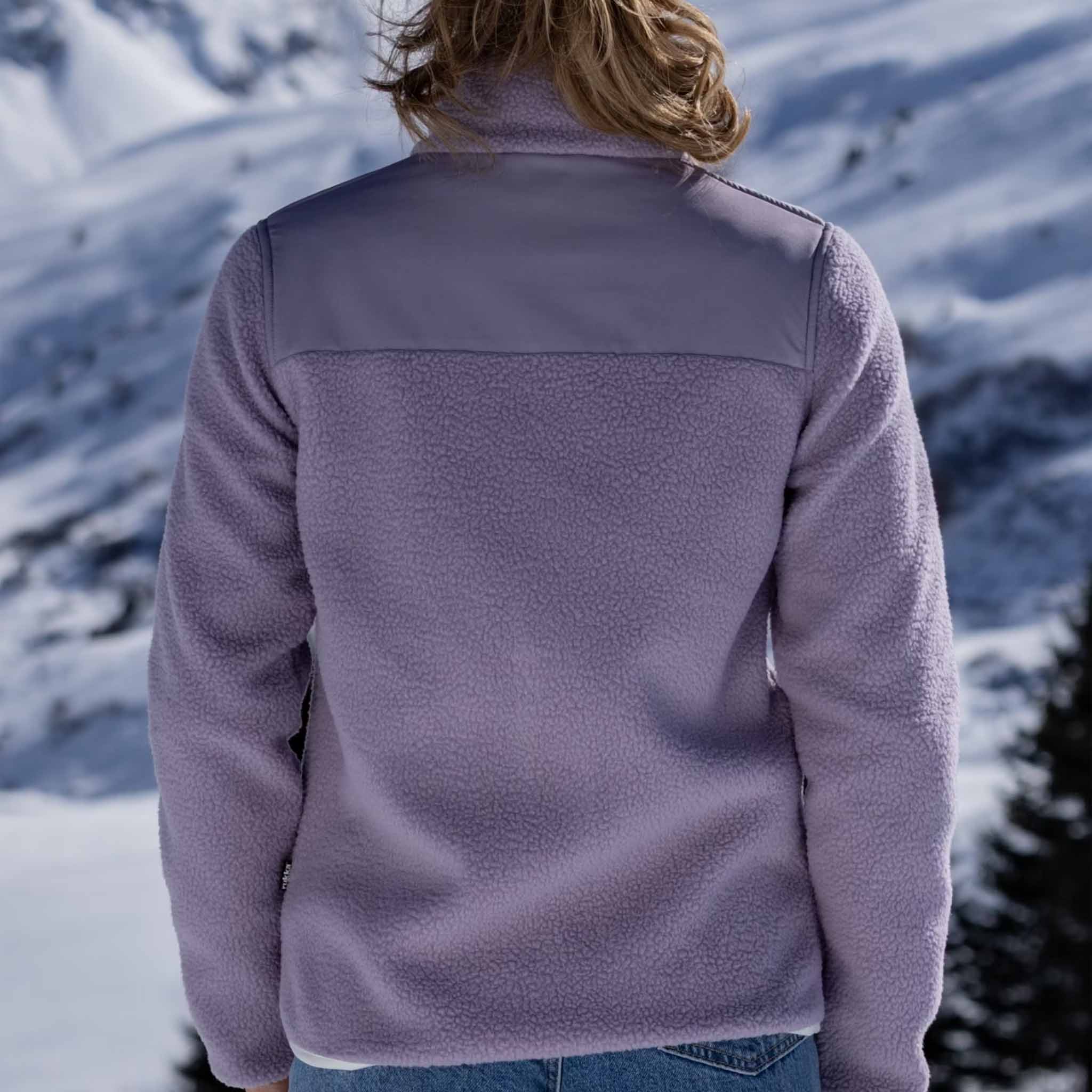 Frauen Jacke Sherpa Anisa lavender aura