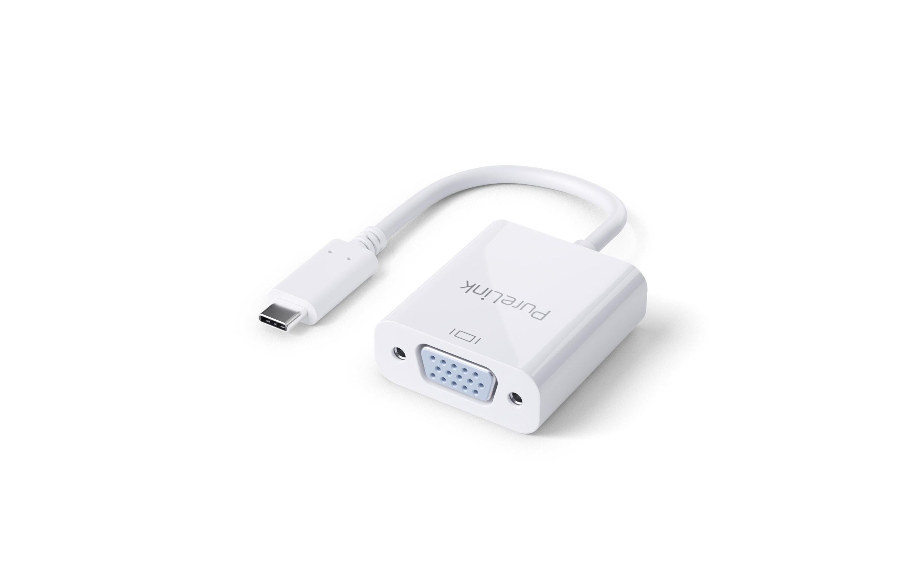 Adapter IS220 USB Type-C - VGA, Weiss