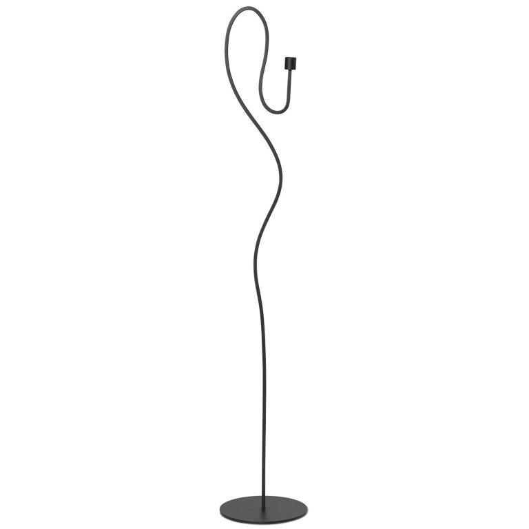 Ferm Living Valse Floor kandelaar Black