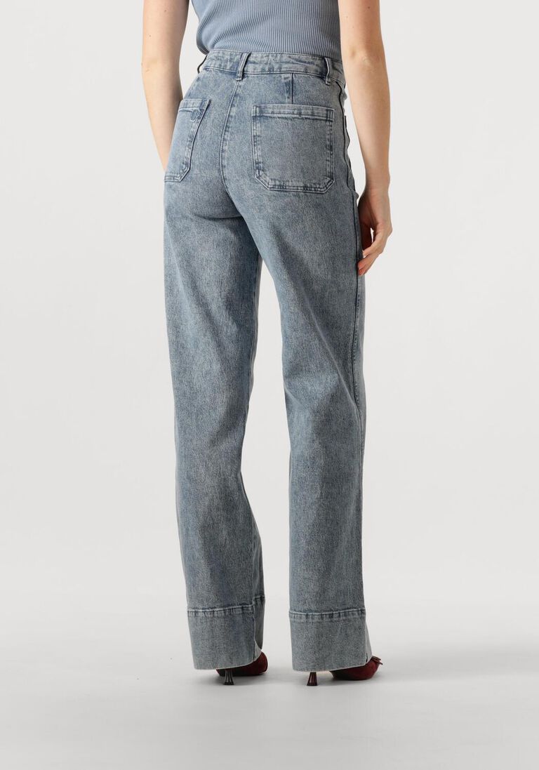 lichtblauwe ibana wide jeans pendan