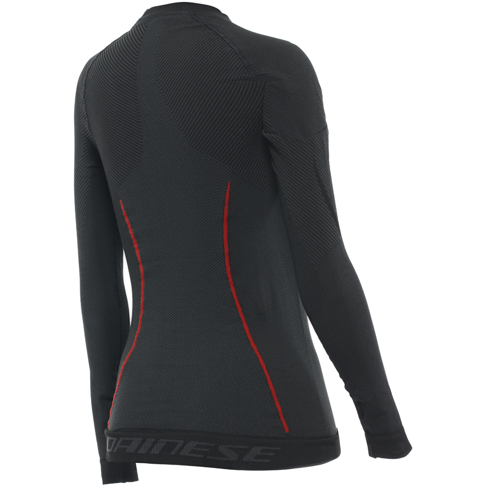 Dainese - T-shirt Thermique Femme Thermo LS Lady Noir / Rouge