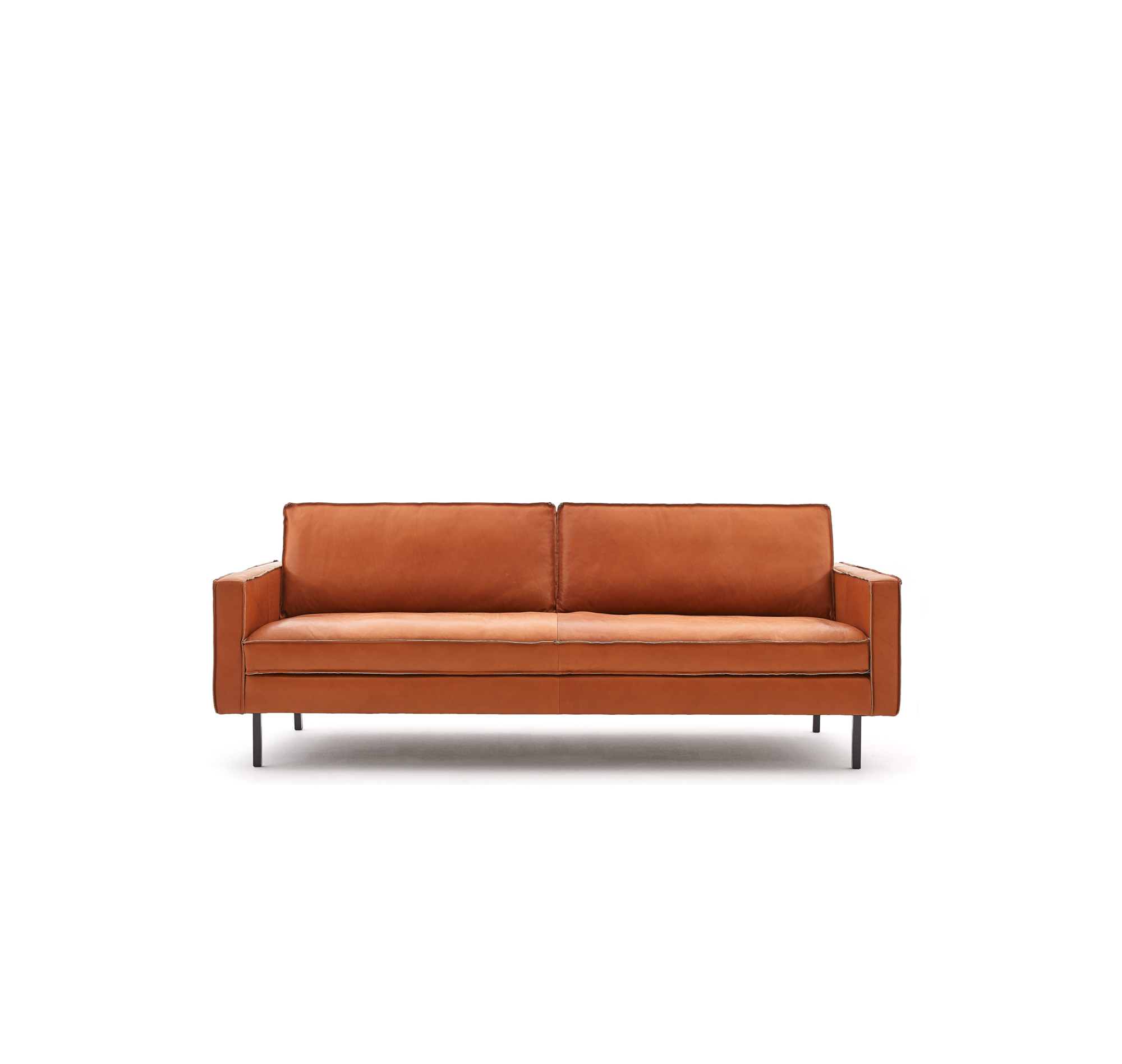 Bank Slimm leer outside 3,5-zits sauvage tobacco