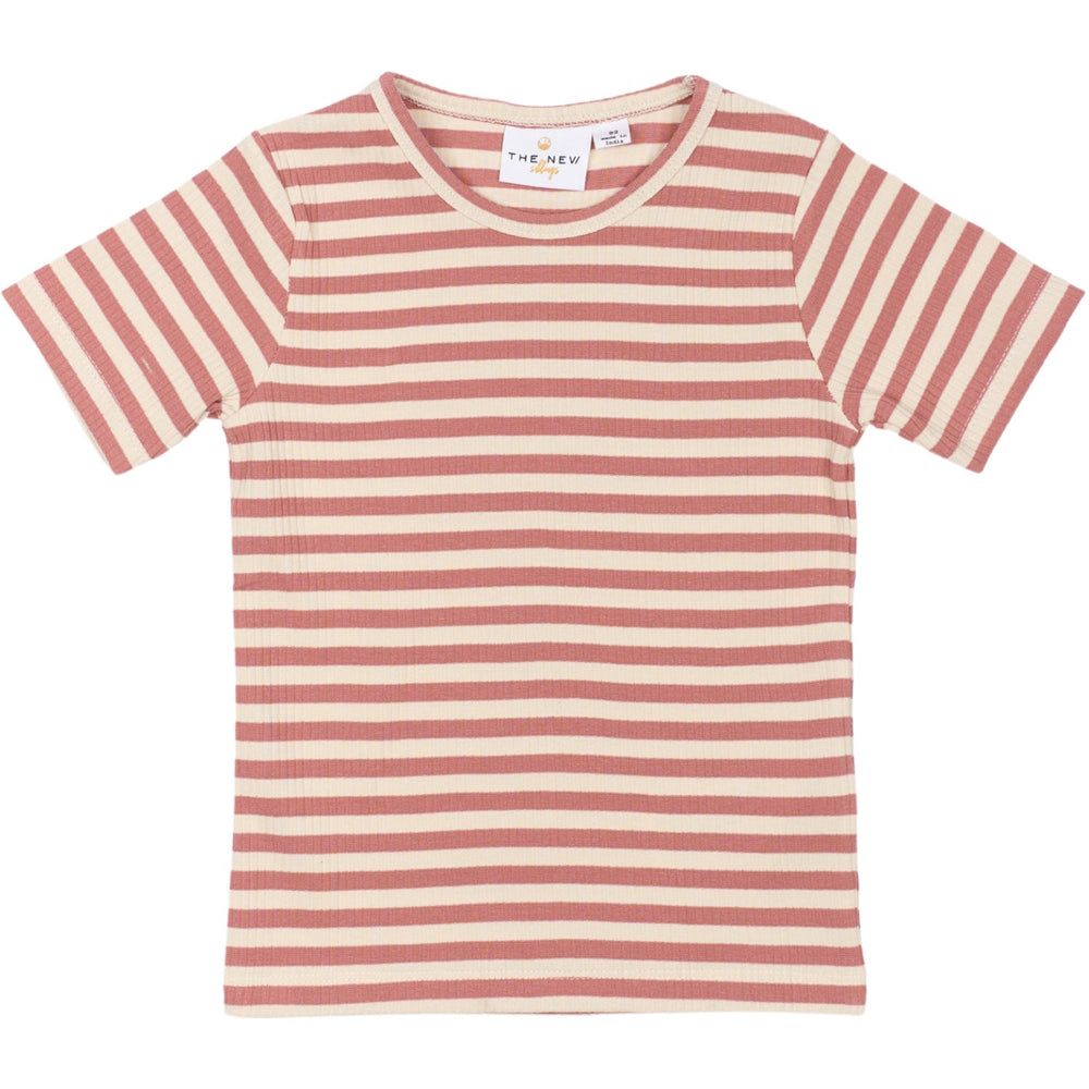 Køb THE NEW Siblings Old Rose Striped Fro Uni T-Shirt