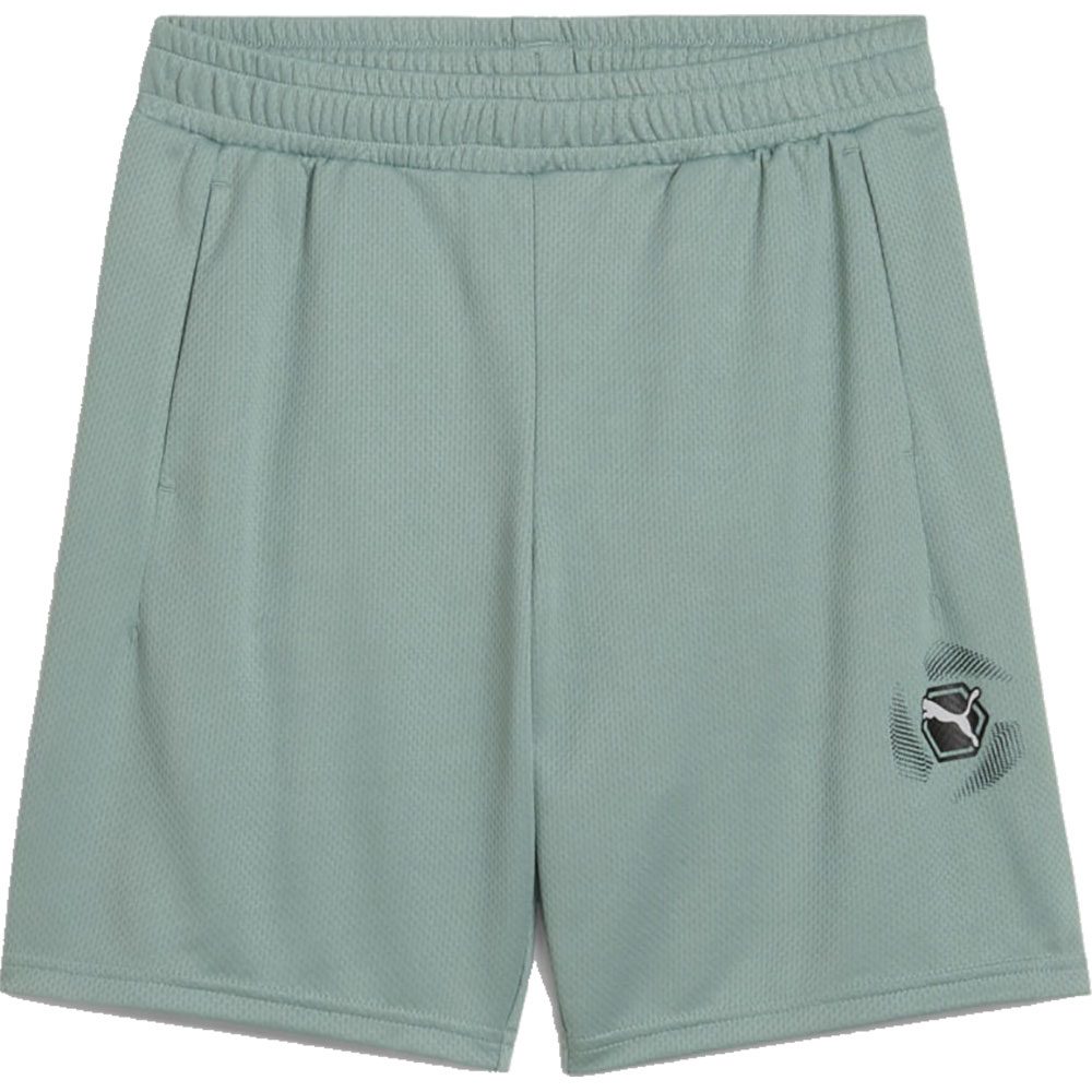 Puma Active Sports Graphic Poly Shorts Kinder green moon