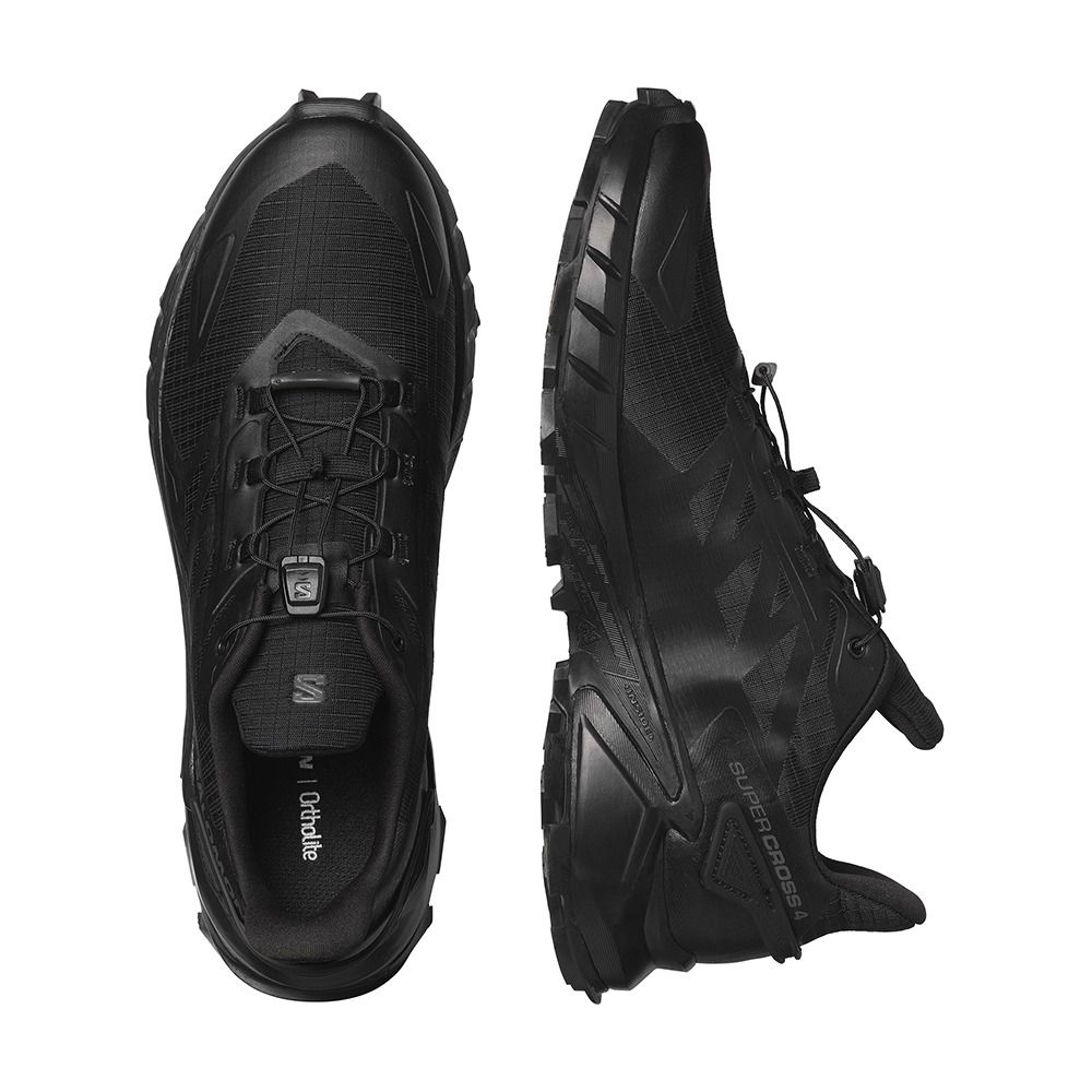 Salomon SUPERCROSS 4 - Chaussures trail Homme black