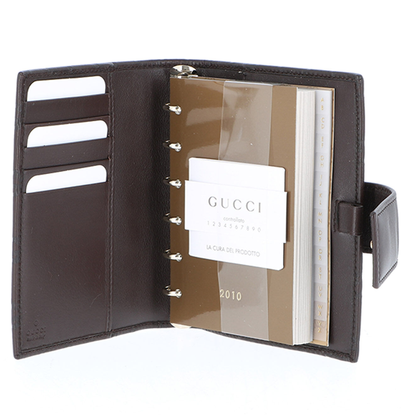 Gucci Agenda en Cuir marron Etat: Neuf - 14x10 cm