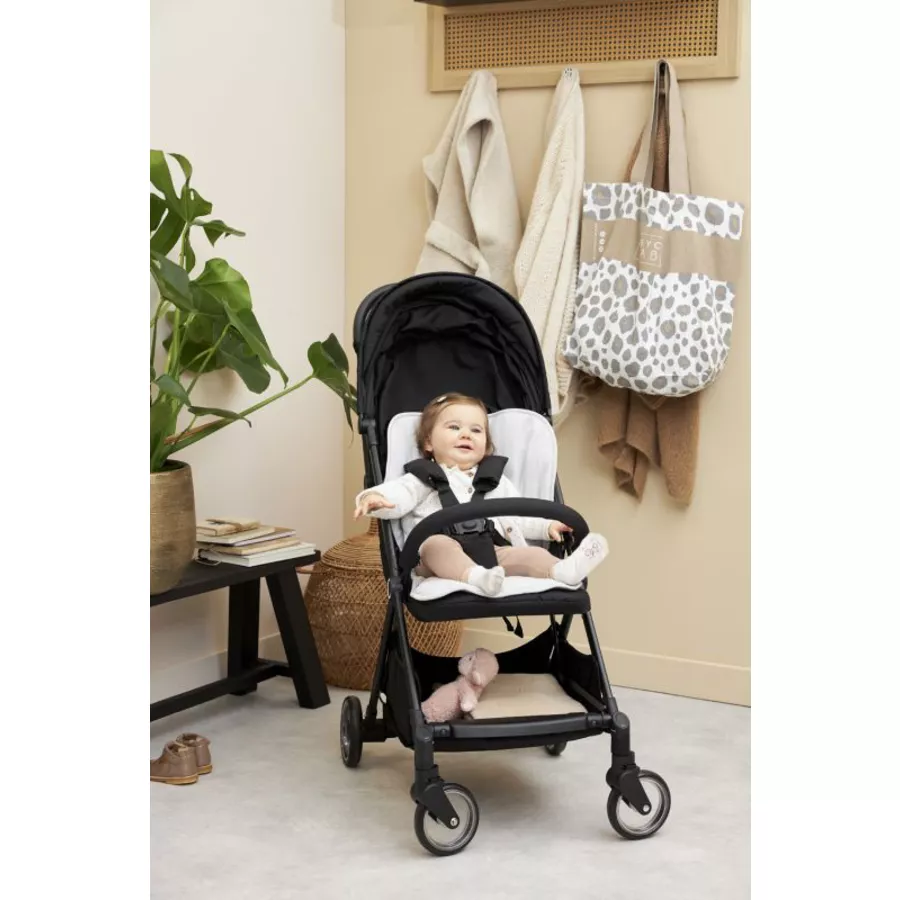 MEYCO Buggyeinlage Frottee Light Grey