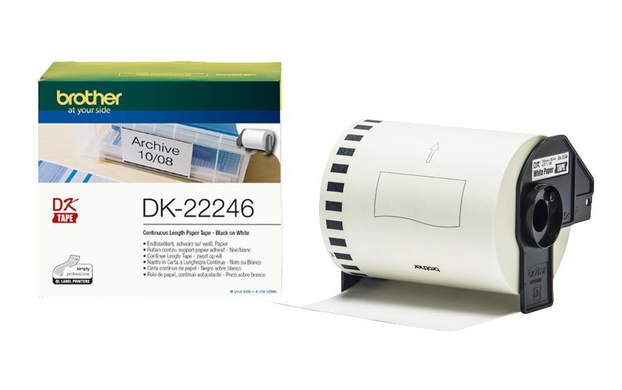 Etikettenrolle DK-22246 Thermo Direct 103 mm x 30.48 mEtikettenrolle für Thermodirekt-Drucker
