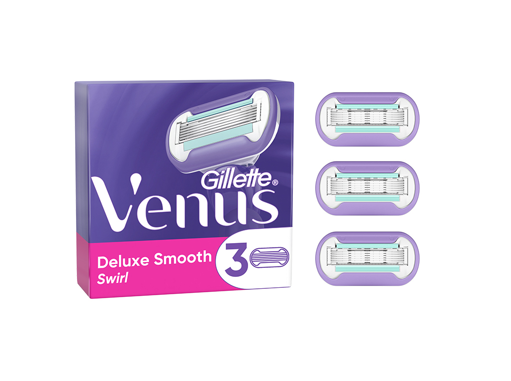 Recarga de Lâminas Swirl Deluxe Smooth Venus 3 un