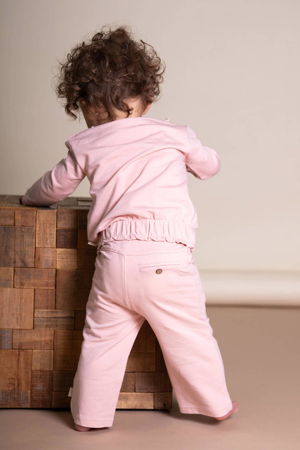BESS baby regular fit broek roze