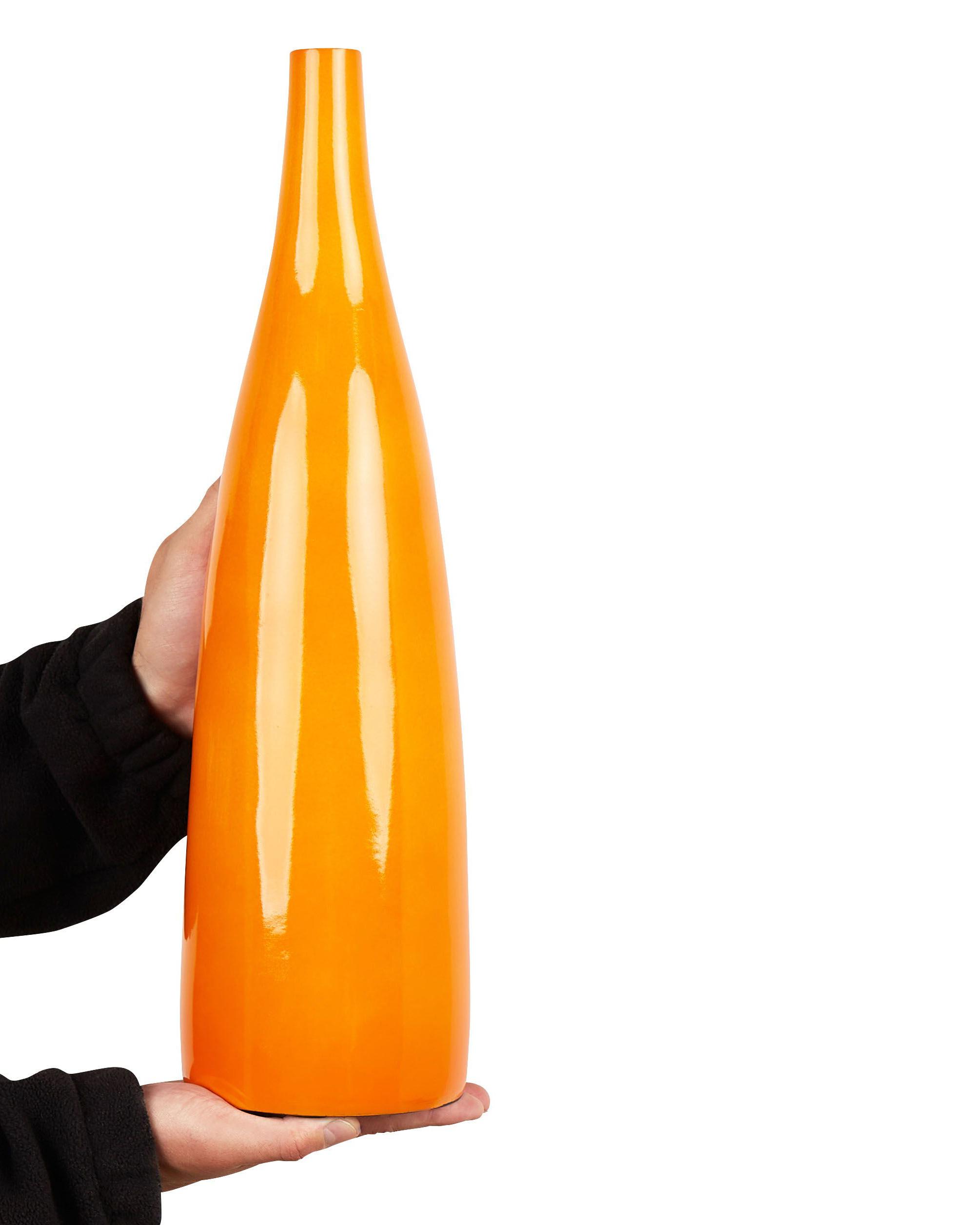 Bloemenvaas SABADELL Keramiek 50 cm Oranje