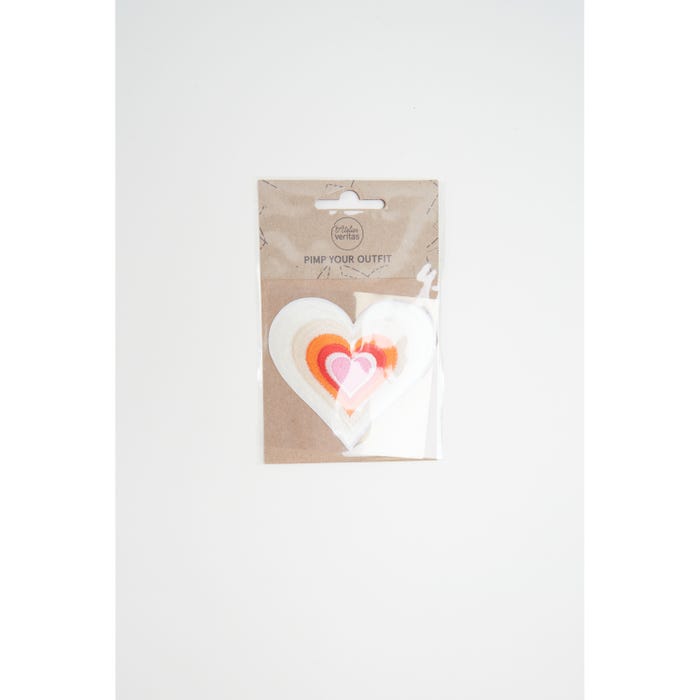 Atelier Veritas-Patch hartjes multicolour 8,5x8cm