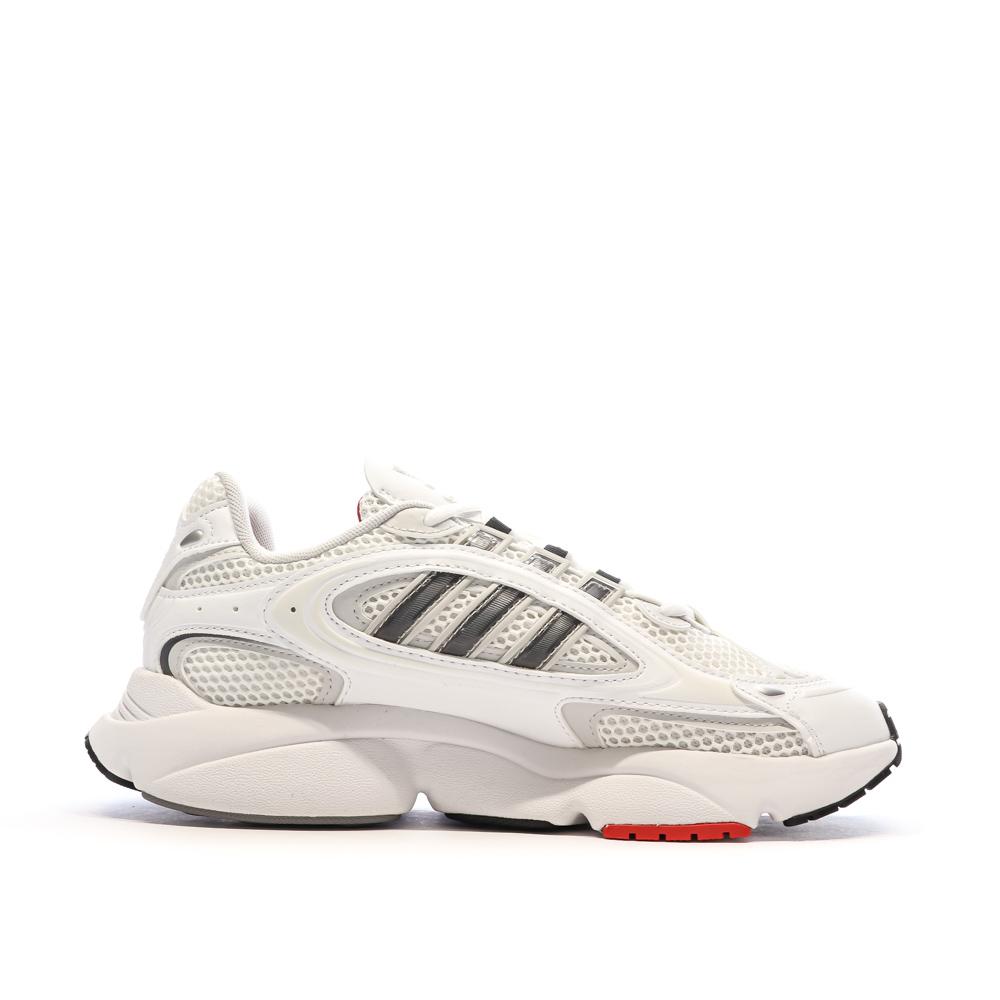 Adidas Baskets Blanches/Rouges Homme Adidas Ozmillen