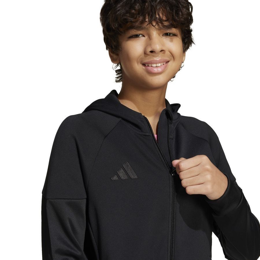 adidas Sweat à Capuche Tiro 25 Full Zip - Noir Enfant
