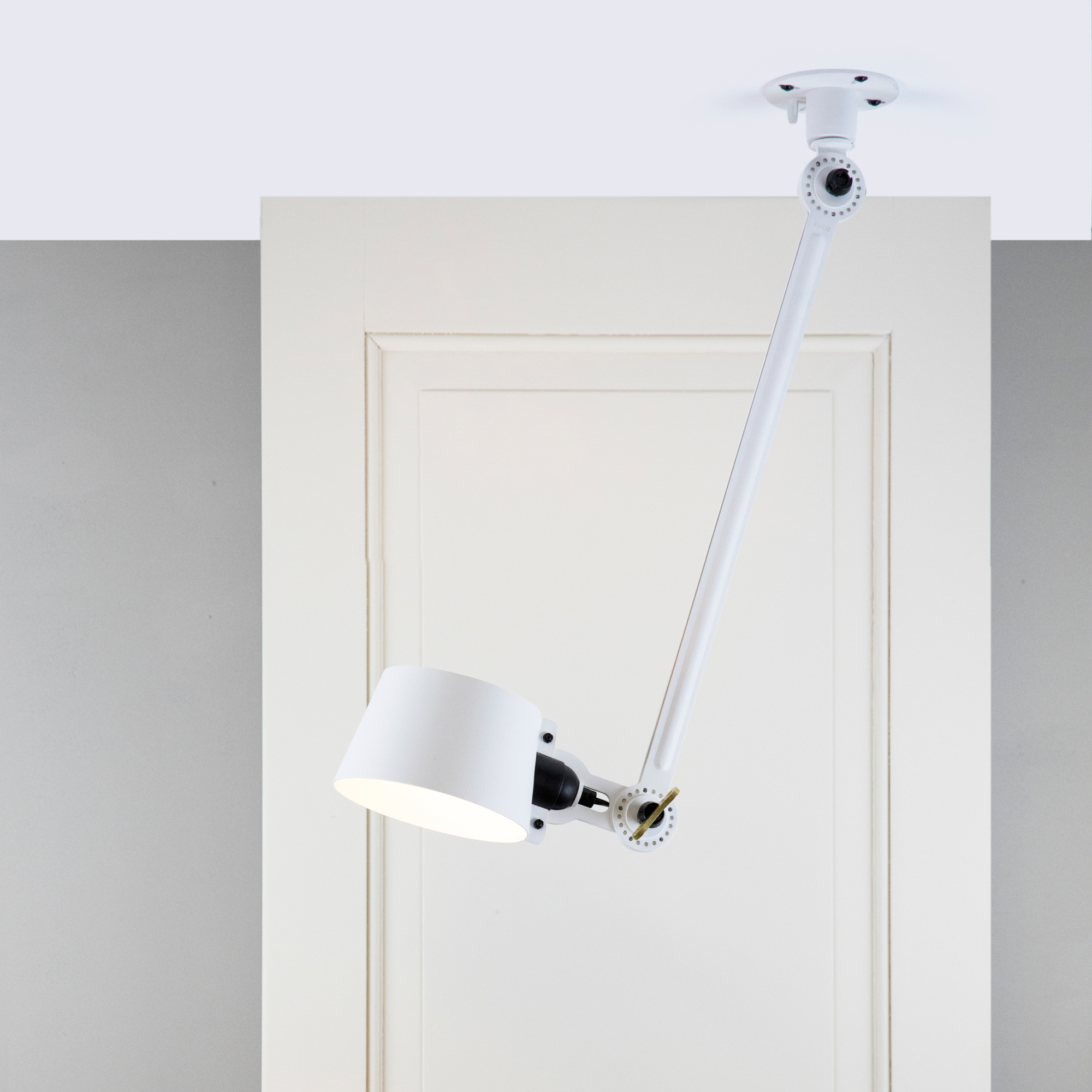 Plafondlamp Bolt 1 arm sidefit lightning white