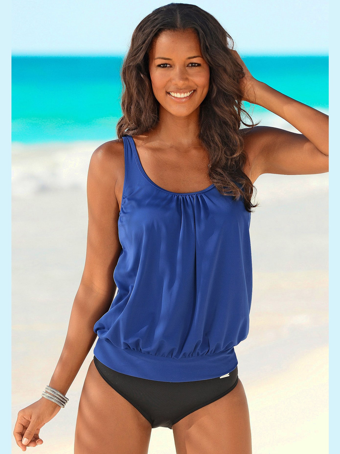 Tankini ample bonnets intégrés