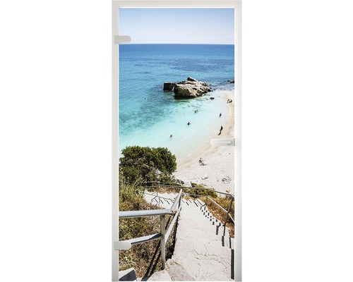 Pertura glazen deur Mynd Beach 70,9 x 197,2 x 0,8 cm DIN Links