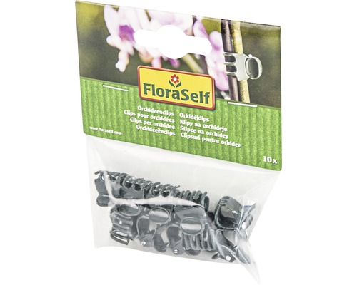 Orchideeënklemmen FloraSelf kunststof 10 stuks