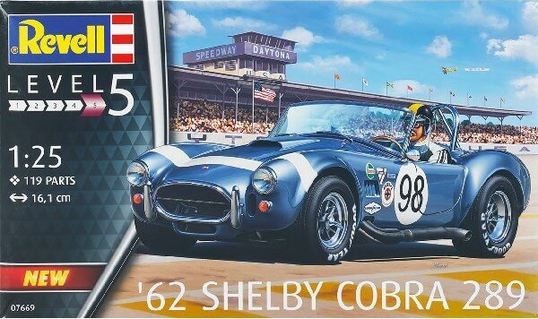 Revell - Shelby Cobra 289 Inkl. Maling - 1:25 - Level 5 - 67669