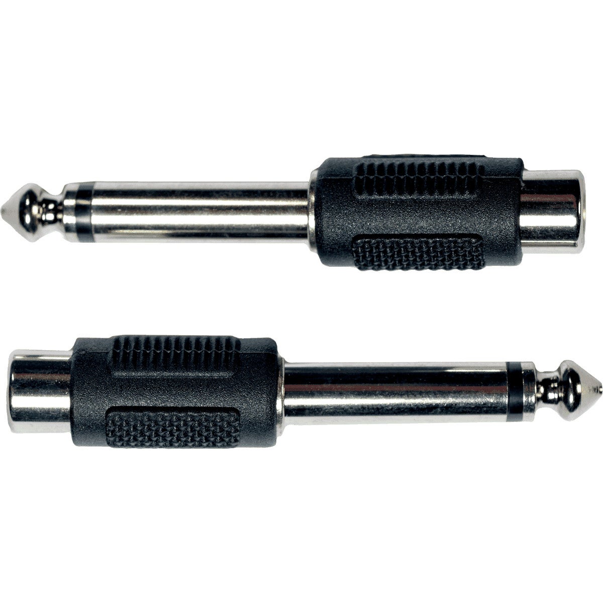 Yellow Cable AD03 6.3 mm Jack male TS - RCA female verloopplug (2 stuks)