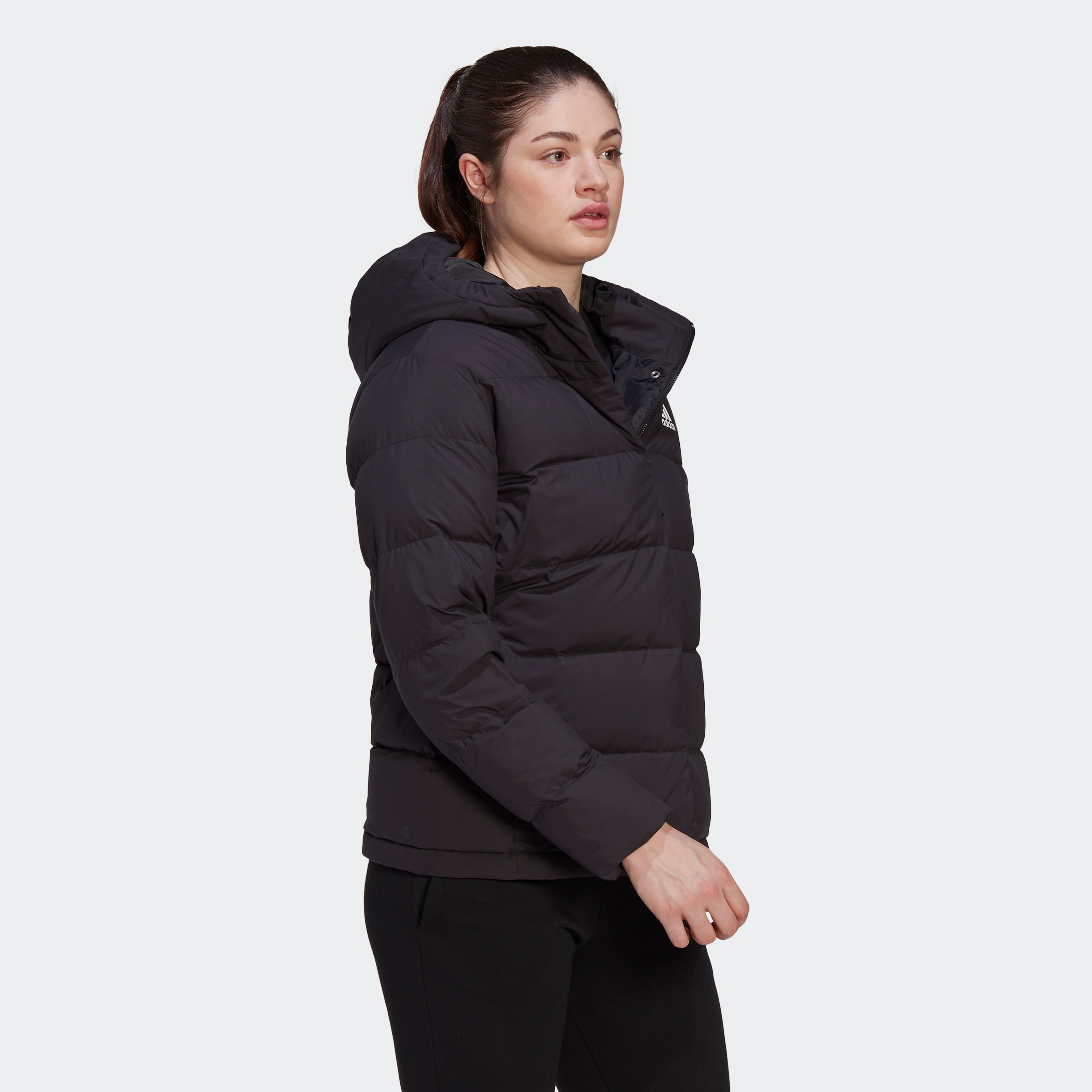 adidas Sportswear Daunenjacke »HELIONIC HOODED DAUNENJACKE« Winterjacke Damen