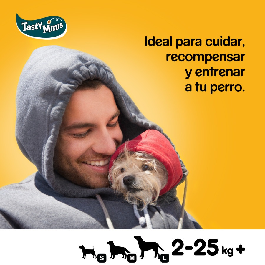 Pedigree Tasty Mini Snacks Sabor Queijo e Carne para Cães