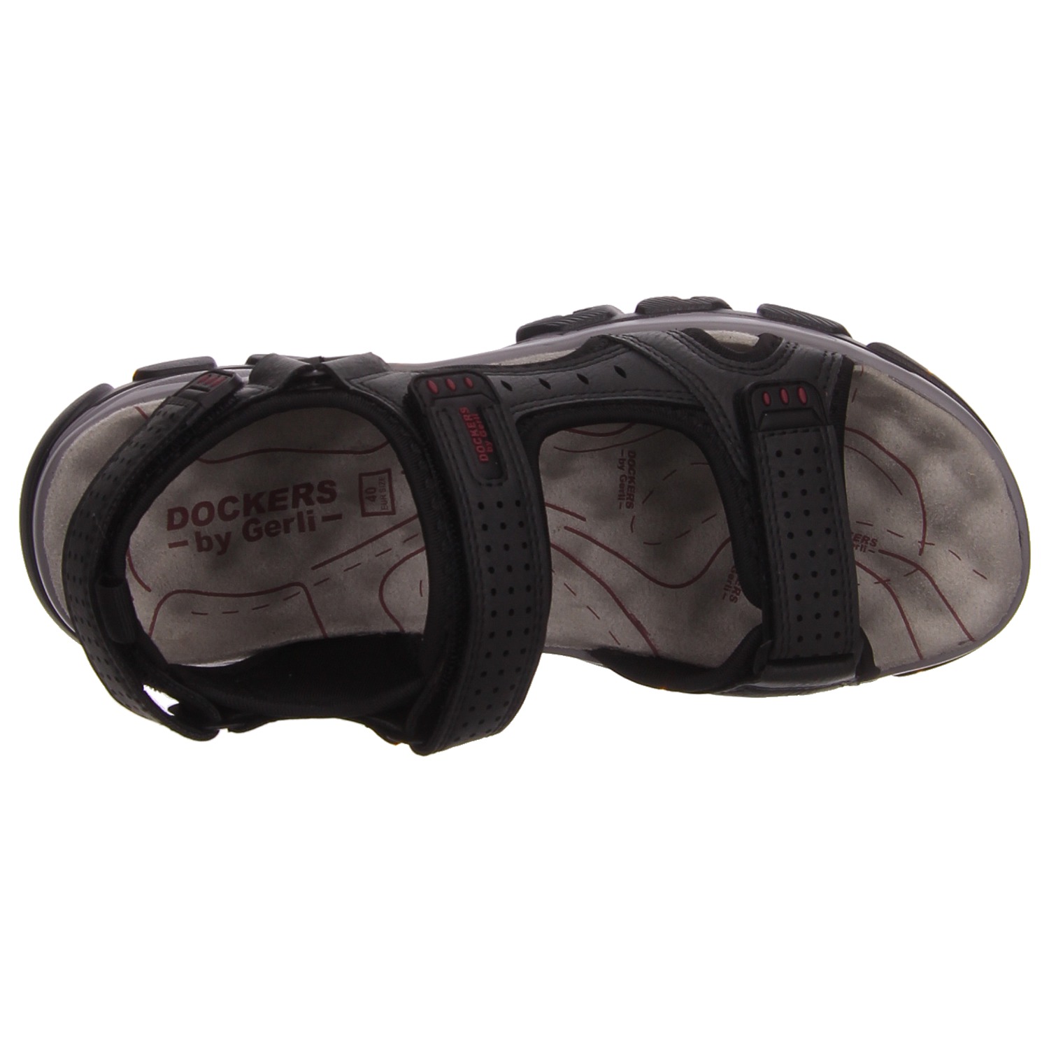 Dockers Sandalen schwarz schwarz