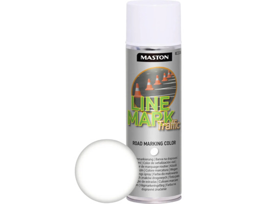 Spuitverf Linemark Verkeerswit 500 ml