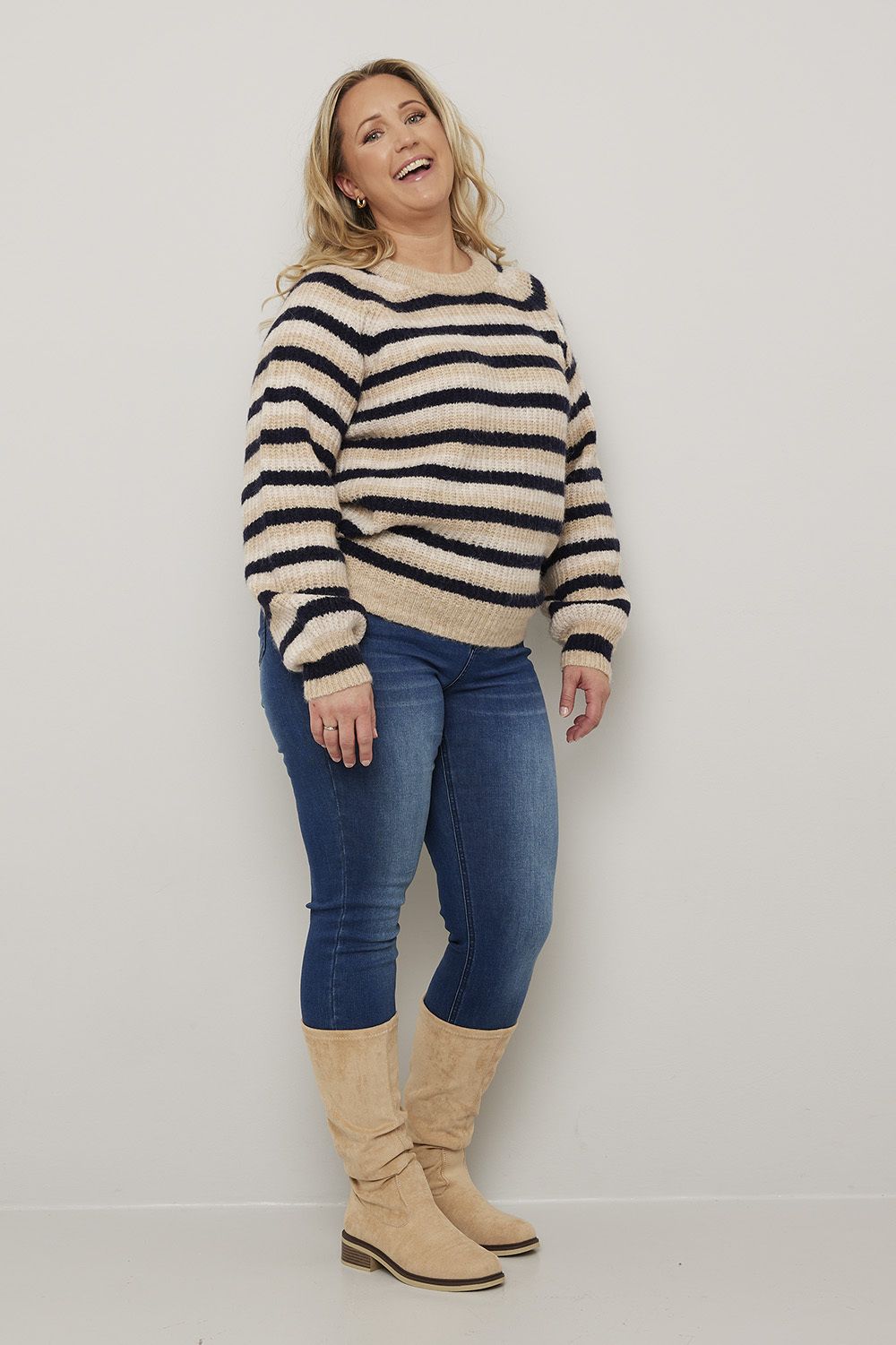 Stripete genser Marianne