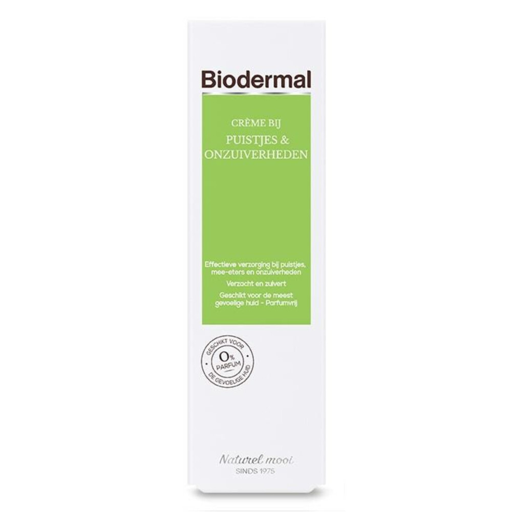 Biodermal Crème bij Puistjes & Onzuiverheden30 ml