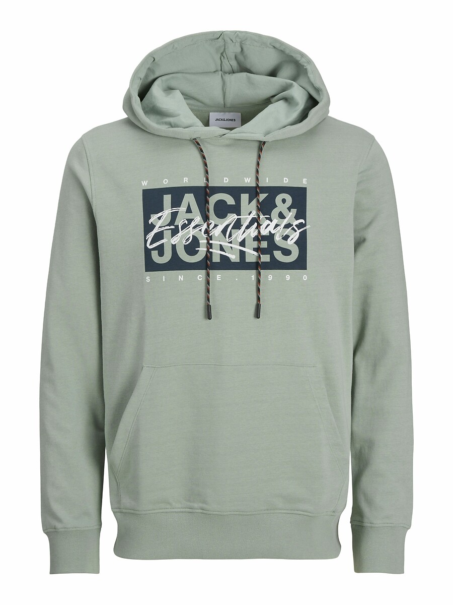 JACK & JONES<br>Moletom com capuz e logotipo