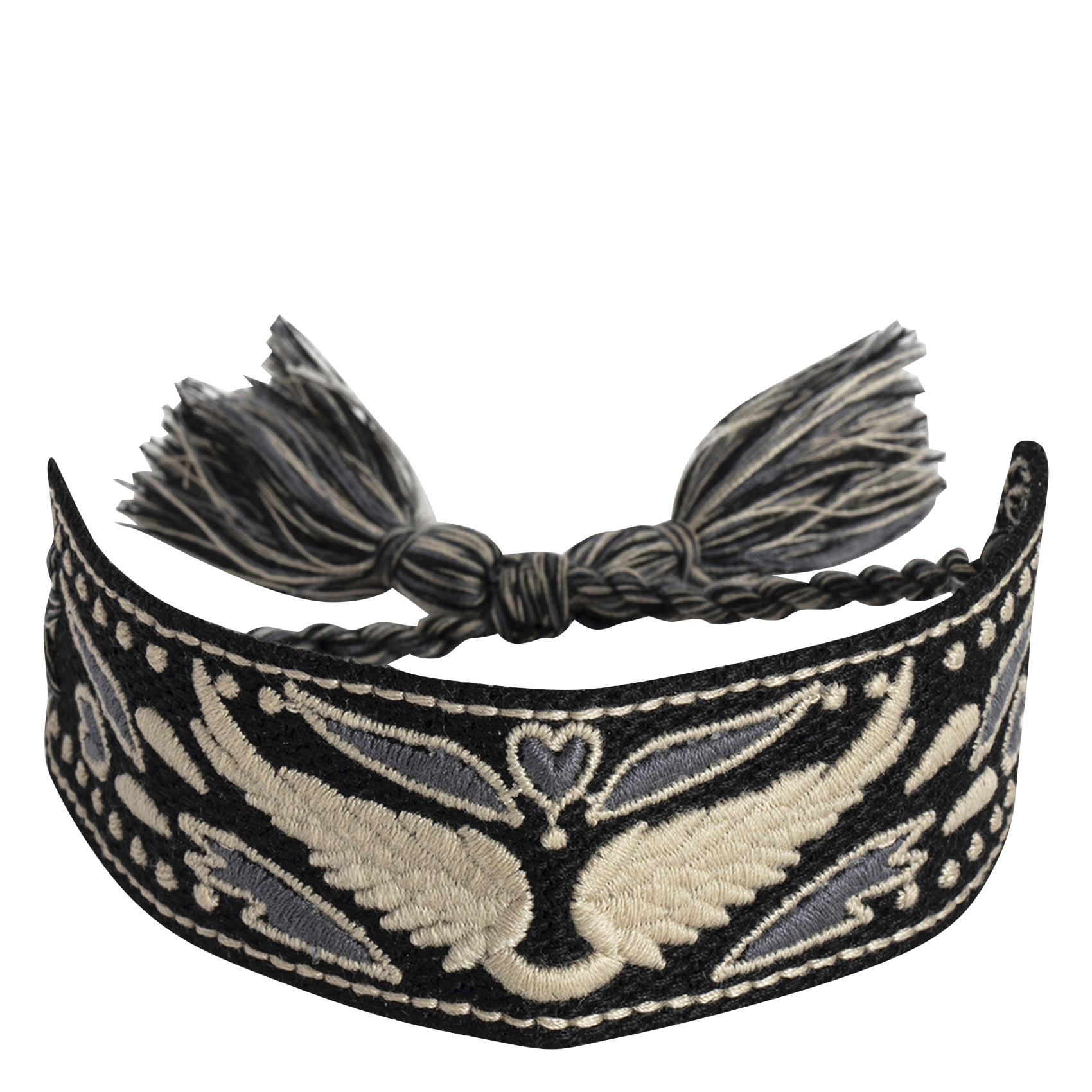 Bracelet tissé | Noir