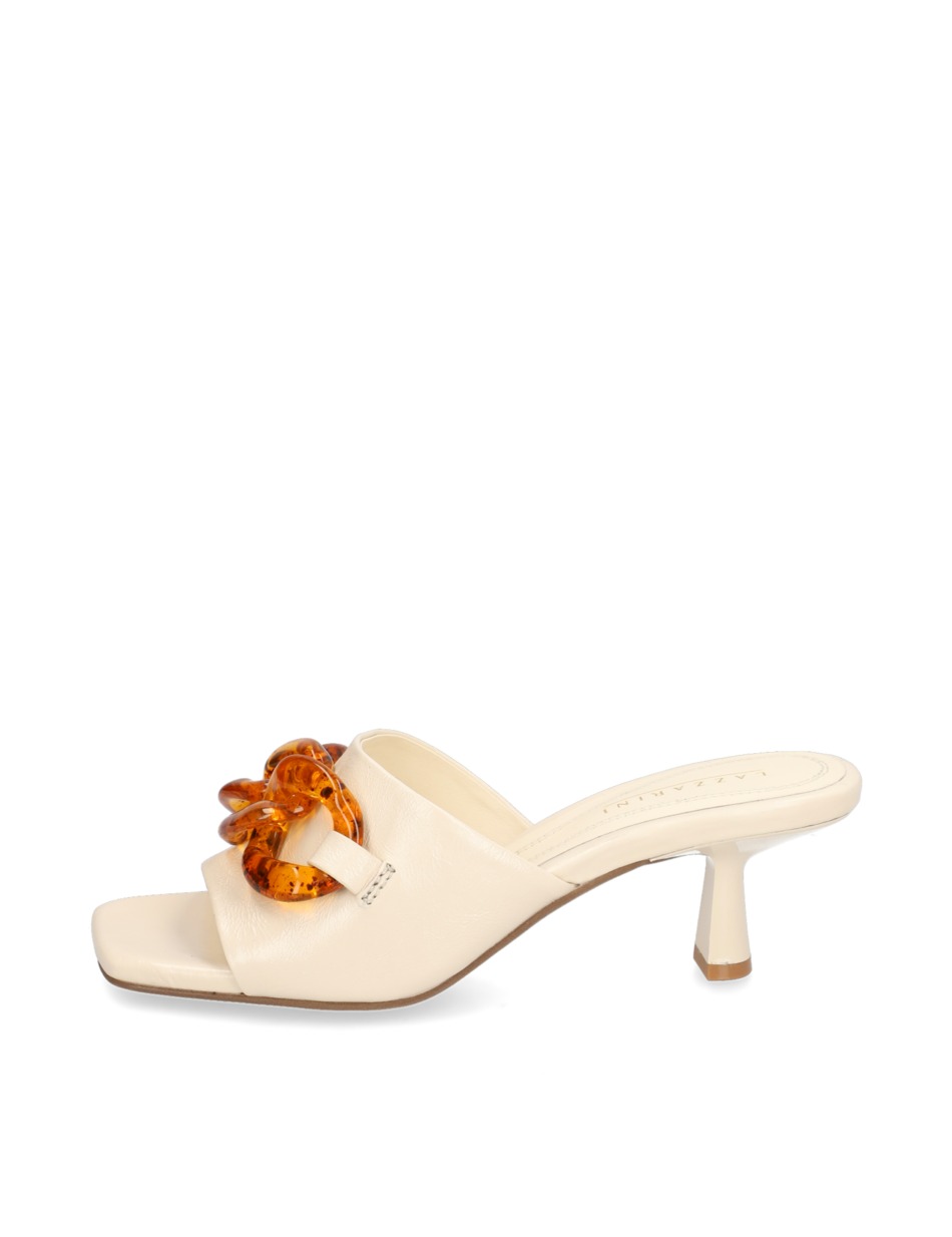 Glattleder Pantoffel