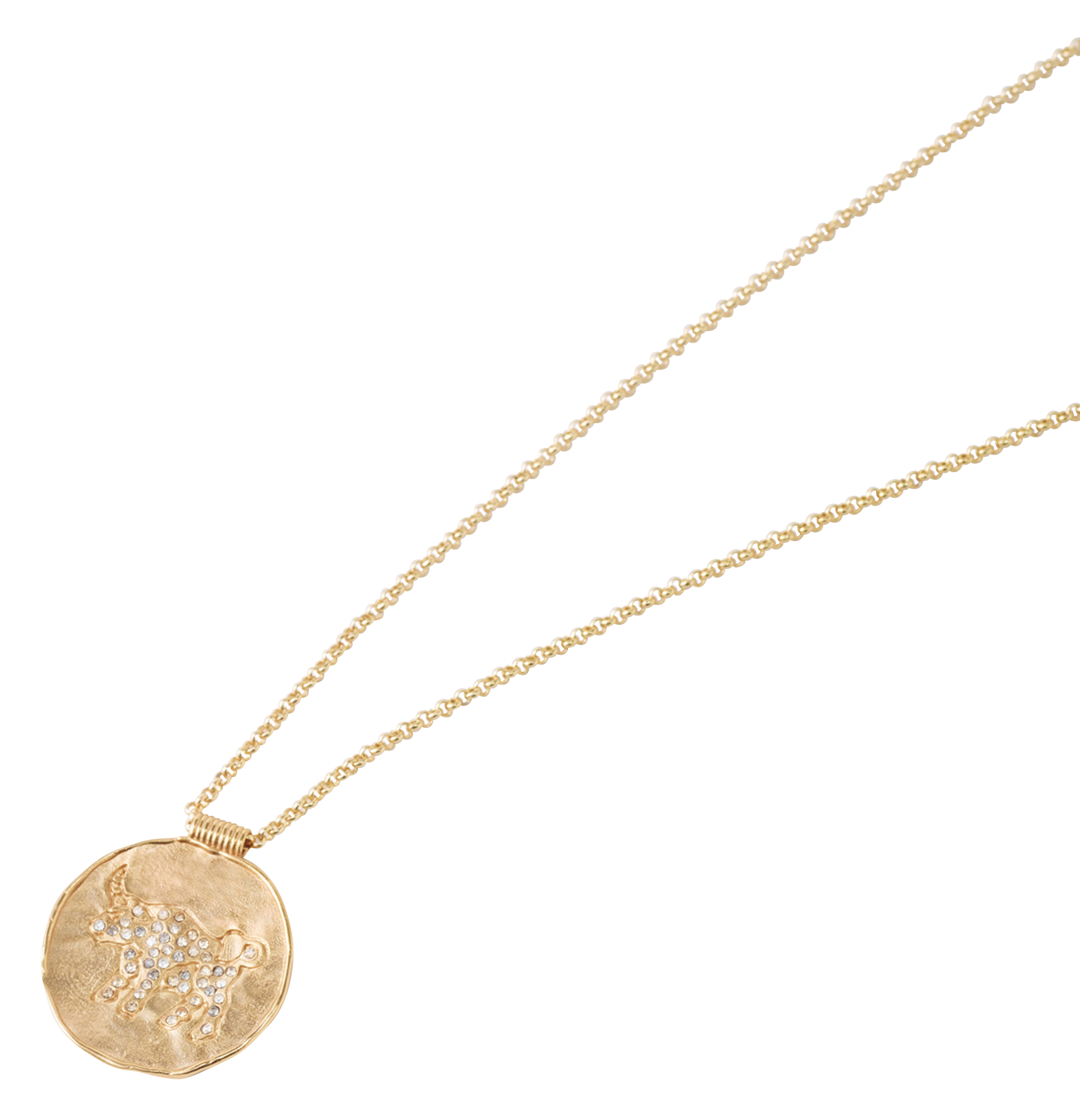 Collier à médaille signe astrologique | Doré
