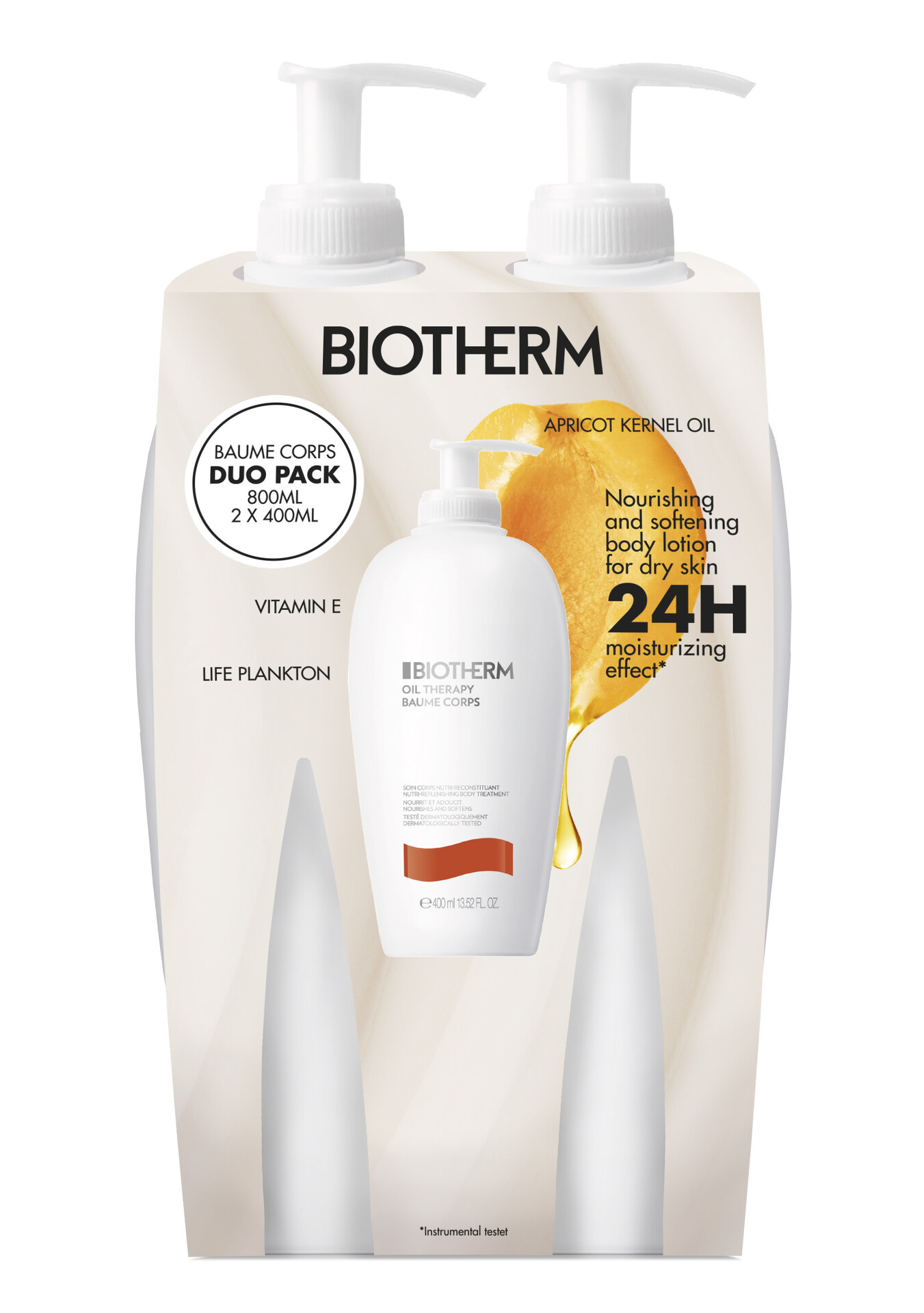 Biotherm Oil Therapy Body Lotion 400ml Duo Set