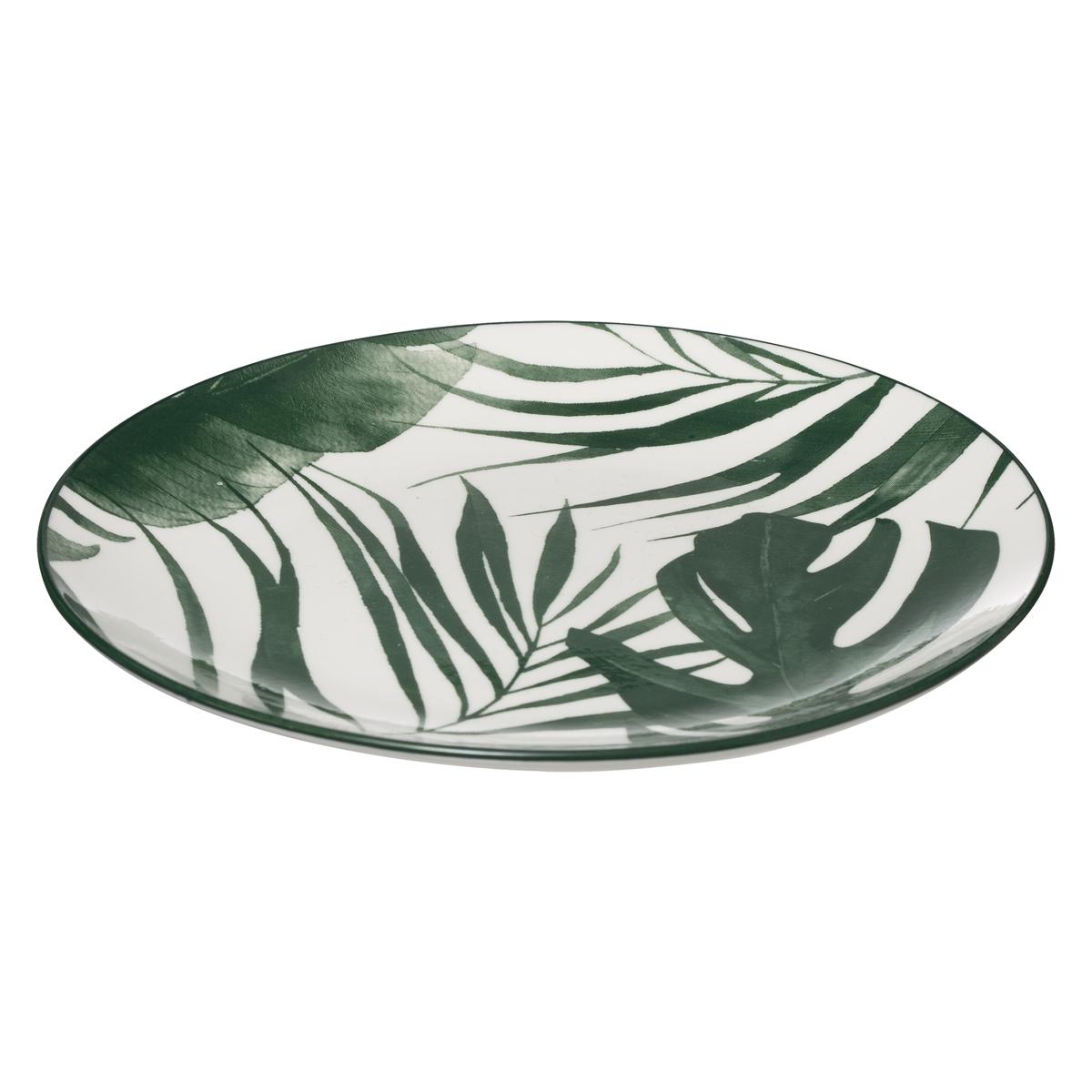 SERVICE VAISSELLE 18 PIECES PALME VERT