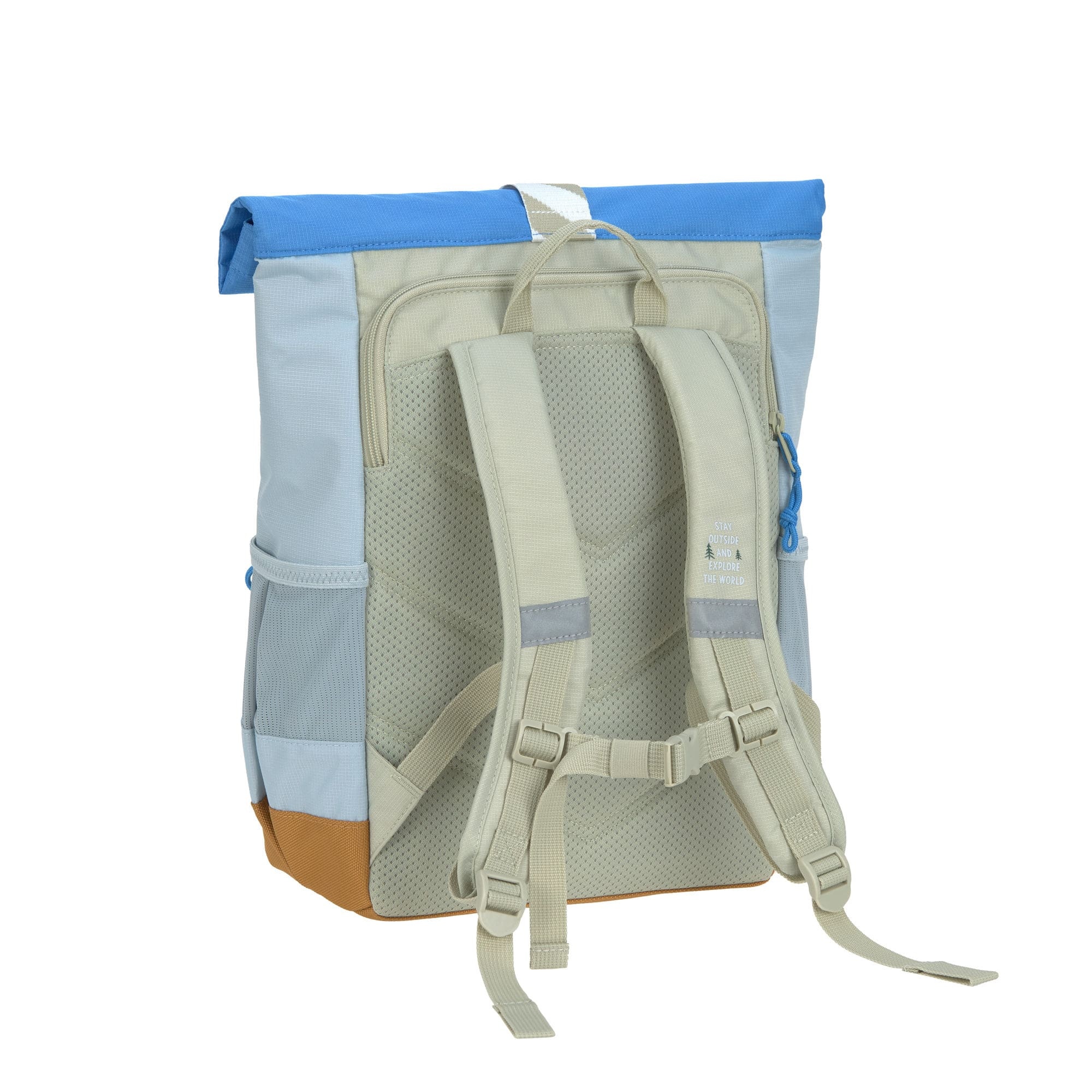 Lassig Lassig Medium Rolltop backpack Sunny Explorer Green/Blue