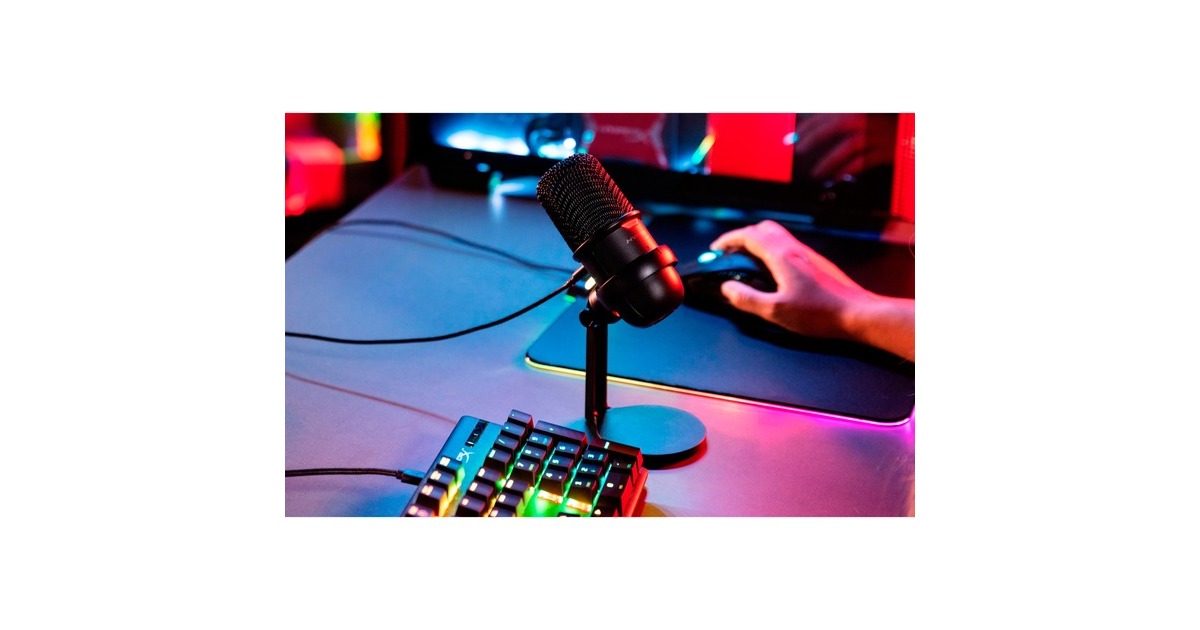 HyperXSoloCast microfoon  (Zwart, Pc)
