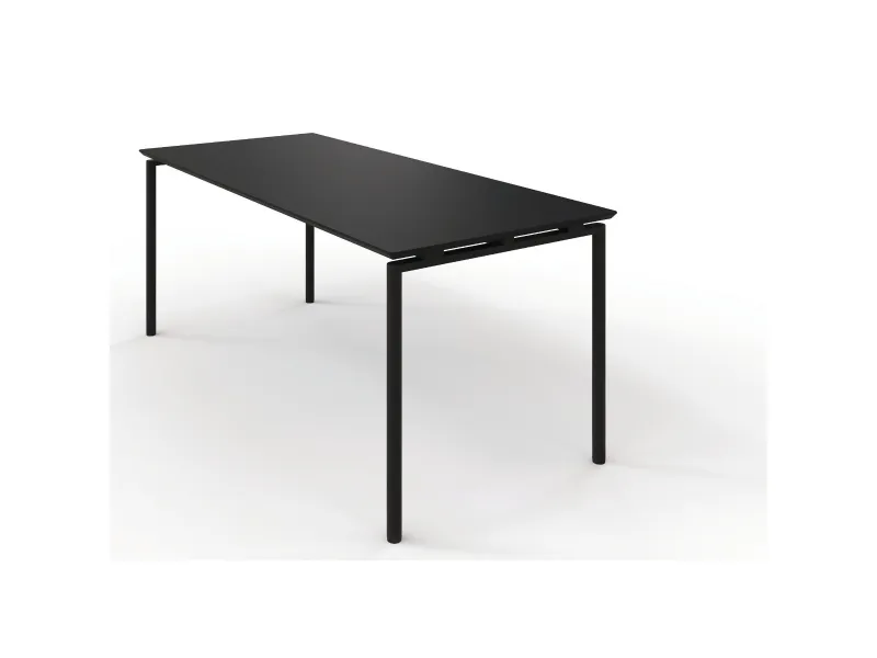 Kantinebræt zignal 180 x 80 cm sort