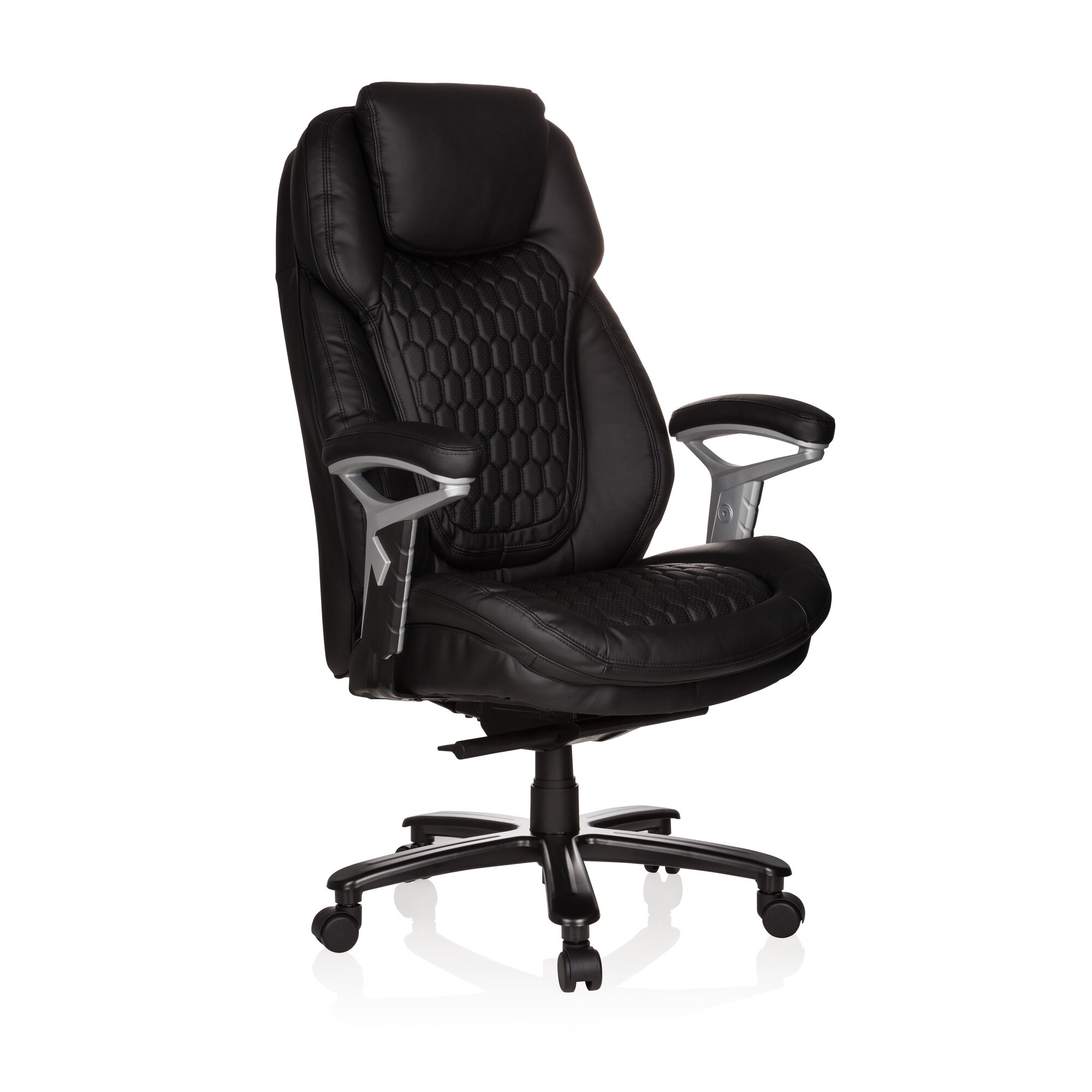 XXL Drehstuhl XXL PULLMANN Kunstleder mit Armlehnen (höhenverstellbar) hjh OFFICE
