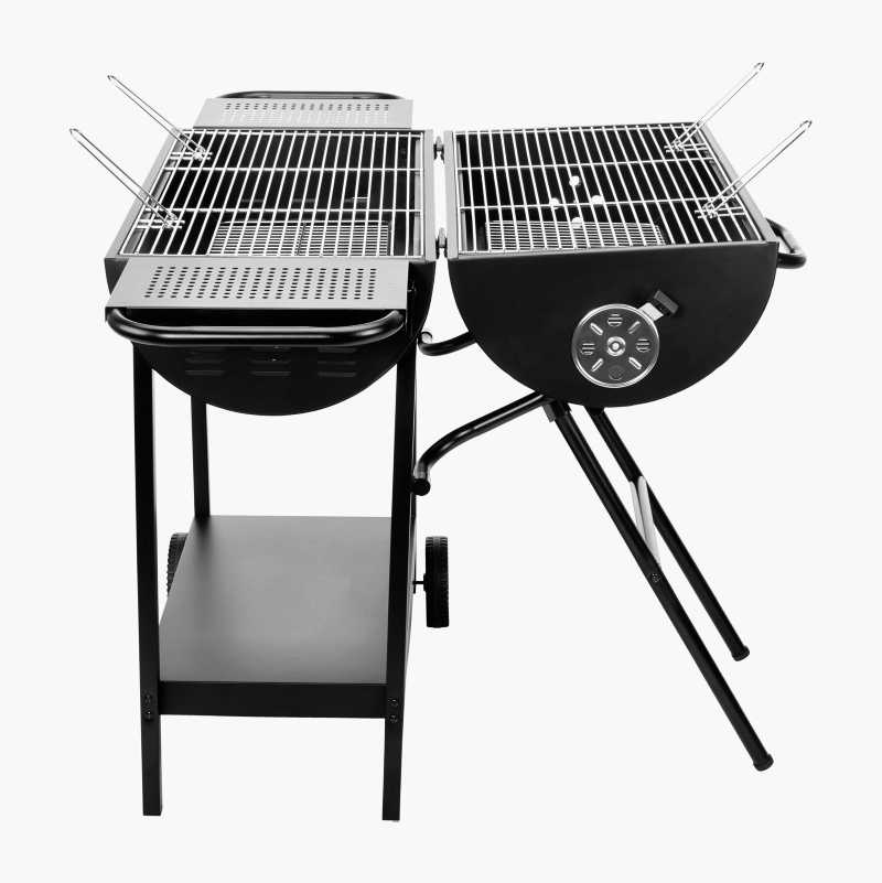 Grilltønne, dobbel