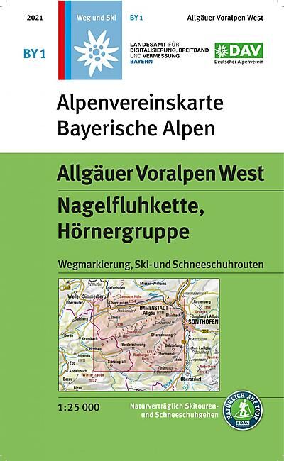 ALPENVEREIN - BY 1 ALLGAUER VORALPEN WEST 1 25 000