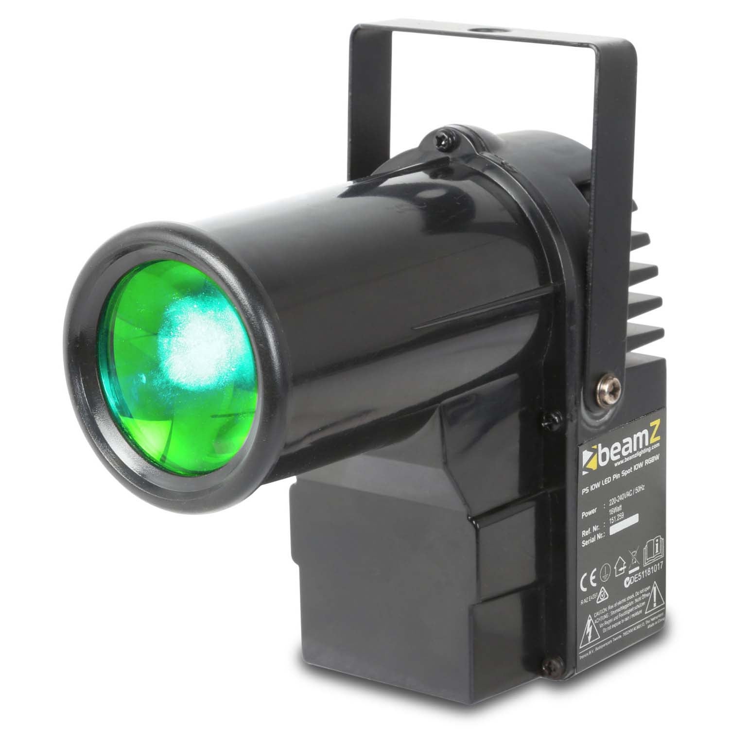 BeamZ PS10W 4-in1 10W DMX pinspot