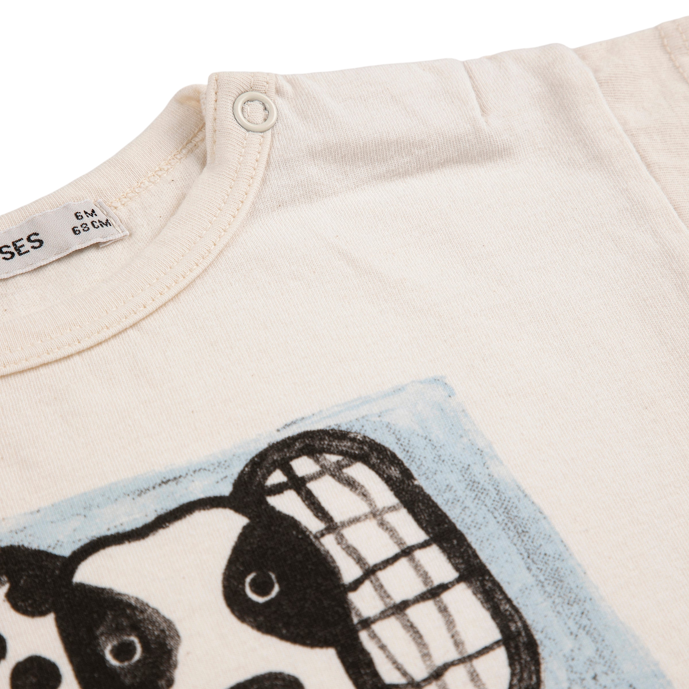 Baby T-Shirt Van Dog White
