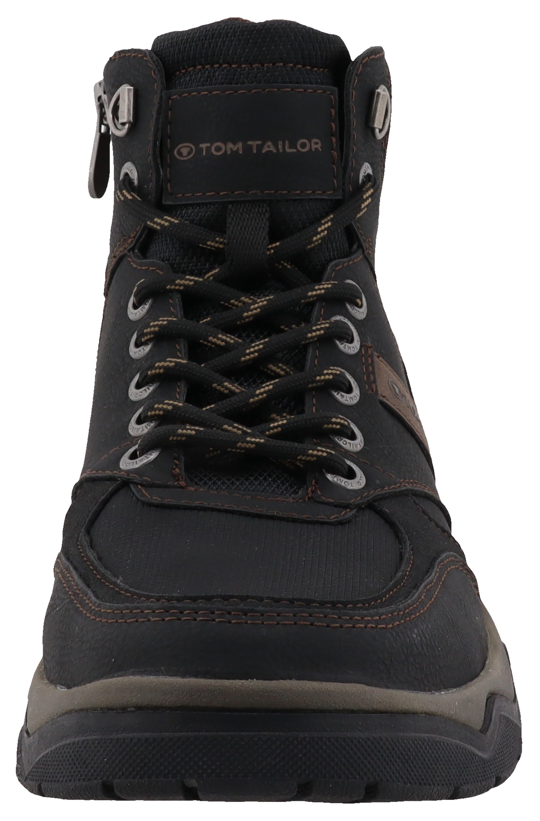 TOM TAILOR Schnürboots  , High Top-Sneaker, Trekkingschuh mit Ösen im Bergsteiger-Look