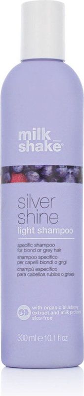 Milk Shake - Silver Shine Light Shampoo - 300ml - Zilver - Zonder SLS en SLES